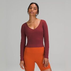 lululemon | Align Long Sleeve Shirt in Mulled Wine